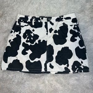 large cow print skirt. worn once